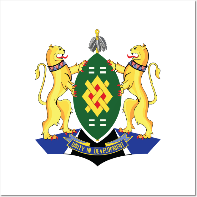 Coat of arms of Johannesburg Wall Art by Wickedcartoons